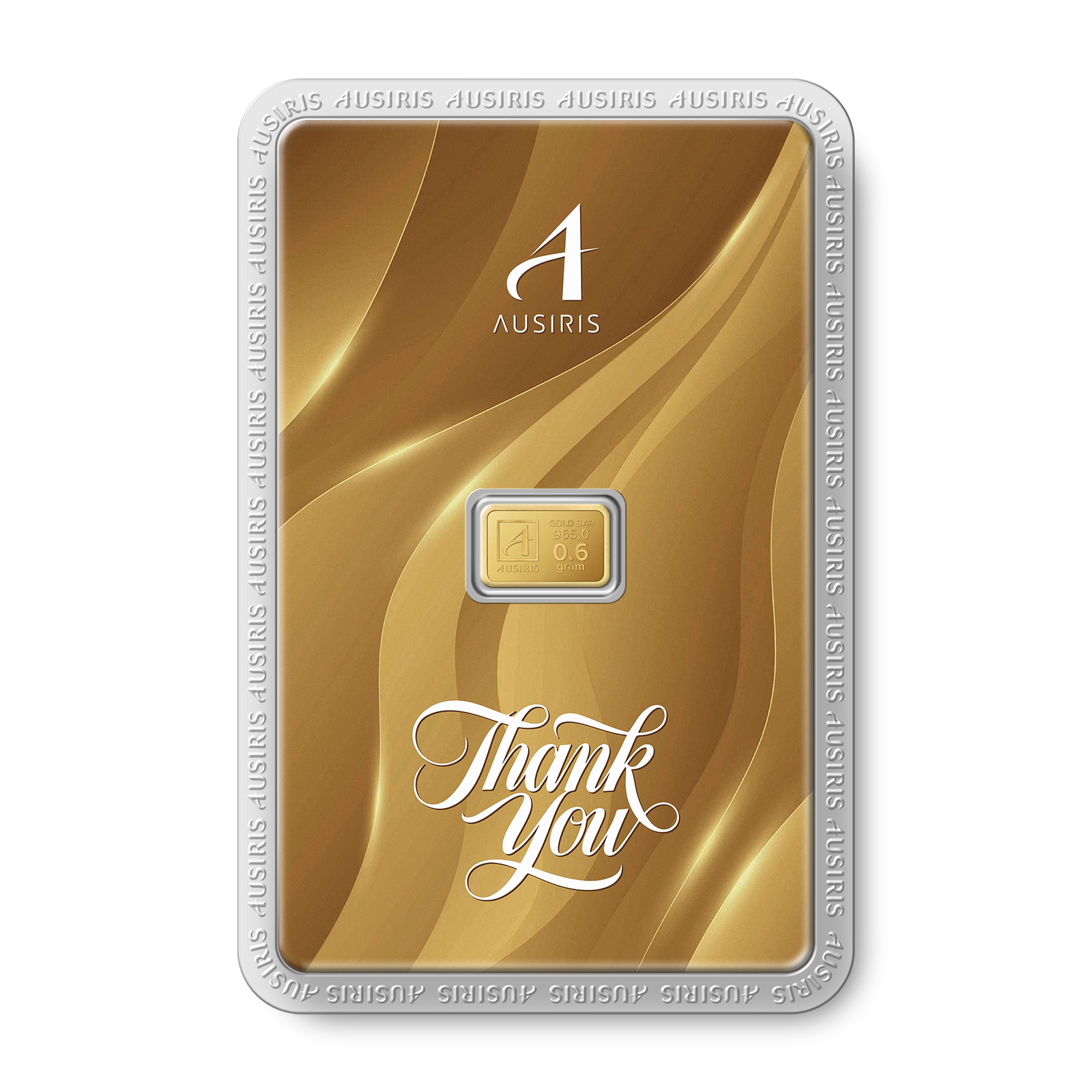 ทองแท่ง 0.6 กรัม Thank You Luxe สีทอง