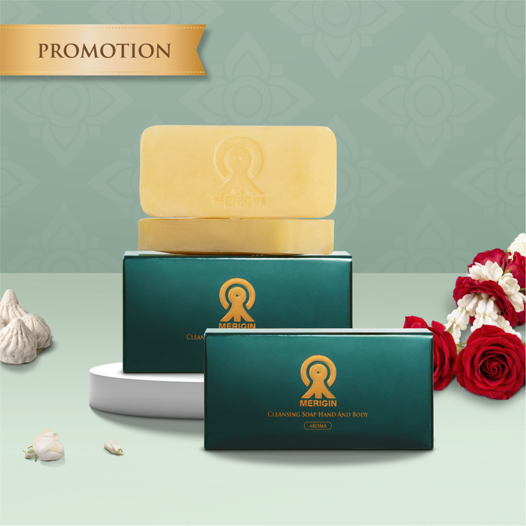 Set คู่ 4 ก้อน Cleansing Soap Hand And Body