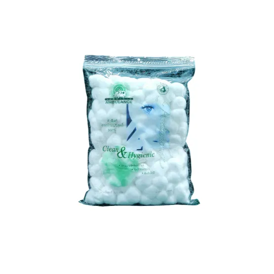 Ambulance สำลีก้อน รถพยาบาล 100 g (BAN05)